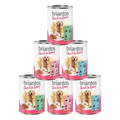 Briantos Chunks in Gravy bandomasis rinkinys, drėgnas maistas šunims — 2 nuotrauka
