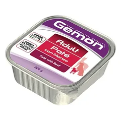 Gemon konservuotas paštetas su jautiena suaugusiems šunims 12x150g
