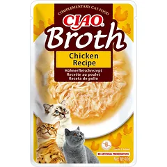 INABA CIAO Broth Vištienos sultinys katėms 40 g