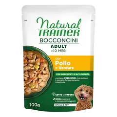 Natural Trainer Bocconcini Adult Small & Toy Häppchen in Sauce nuotrauka
