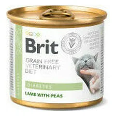 Brit GF Veterinary Diets konservuotas pašaras katėms Diabetes 200 g — 2 nuotrauka