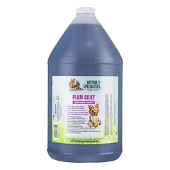 Nature's Specialties Silky šampūnas - Maistingas šilko šampūnas šunims ir katėms, koncentratas 1:24, Plum / 3,8L — 2 nuotrauka