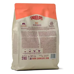 CARNILOVE TRUE FRESH Cat Dry Beef Adult Cat Large Breed sausas maistas katėms 2 kg