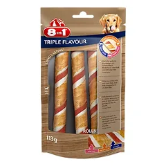 8in1 TRIPLE FLAVOUR suktinukai - mėsos suktinukas 113g 