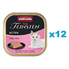 ANIMONDA Vom Feinsten Kitten Baby Pate mėsos pasta 12x100 g