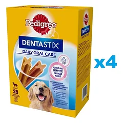 PEDIGREE DentaStix (didelės veislės) dantų priežiūros priemonės šunims 112 vnt. - 16x270g