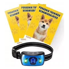 Elektrinis antkaklis nuo lojimo Save S-718 + Elgsenos dresūros vadovas — 3 nuotrauka