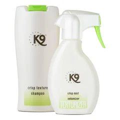 K9 Crisp Texture Set - priežiūros produktai šiurkščiaplaukiams šunims ir katėms