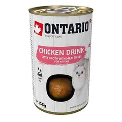 ONTARIO Kitten Tuna Drink – sriuba kačiukams su tunu, 135g*6vnt. — 3 nuotrauka