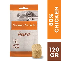 Nature's Variety Toppers Liofilizuoti skanėstai šunims su vištiena, 120 g — 2 nuotrauka