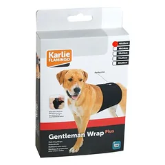 Karlie apsauginės kelnaitės šunims, juodos, Dideliems 26–45 kg — 2 nuotrauka