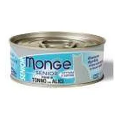 Monge Jelly Wet Cat drėgnas maistas vyresnio amžiaus katėms su gelsvapelekiais tunais ir ančiuviais, 80 g