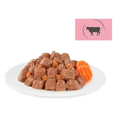Briantos Chunks in Gravy drėgnas maistas šunims, ekonominė pakuotė 24 x 415 g — 5 nuotrauka