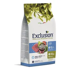 Exclusion Mono Protein Mediterraneo sausas maistas mažų veislių šunims su tunu, S, 500 g