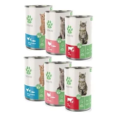 Fellicita Nassfutter Mixpaket Nr. 6 Multiprotein