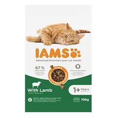 IAMS sausas maistas katėms su ėriena, 10 kg