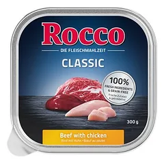 Rocco Classic lėkštutė, drėgnas maistas šunims, ekonominė pakuotė 27 x 300 g — 5 nuotrauka