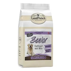 LandFleisch Dog Trocken Senior Geflügel mit Reis