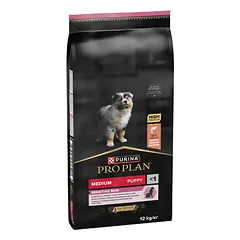 Purina Pro Plan Medium Puppy su lašiša, sausas maistas šuniukams 12 kg parduotuvėje 1petshop.lt