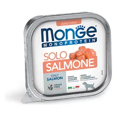 Monge Monoproteico Solo - Wet Dog Pate 100% Salmon 150g (pak24)