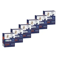 Bozita Dog Naturals Junior: švelni vištiena drebučiuose 6x370g