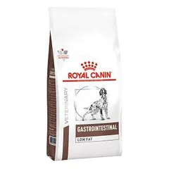 Royal Canin Veterinary Gastrointestinal Low Fat sausas dietinis maistas virškinimo problemų turintiems šunims, 1,5 kg