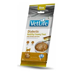 Farmina Vet Life Cat Diabetic Healthy Creamy Treat Chicken & Tuna 4x15 g