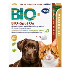 Pess Bio užlašinamas tirpalas nuo erkių ir blusų katėms ir šunims - Pet24 nuotrauka