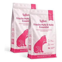 KatKare Essential su šviežia kalakutiena ir višta, sausas maistas katėms, 4 mėnesių atsargos (4x1,5kg) — 4 nuotrauka