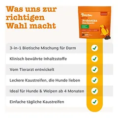 Zesty Paws Probiotic Chews su moliūgu, papildas, > 250 g — 3 nuotrauka