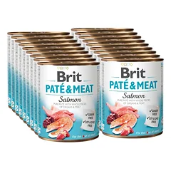 BRIT PATE & MEAT SALMON 18x800g