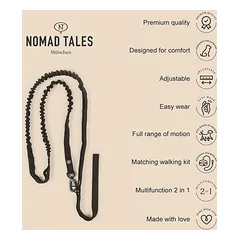 Nomad Tales Spirit daugiafunkcinis pavadėlis, 206–270 cm ilgio, 20 mm pločio — 3 nuotrauka