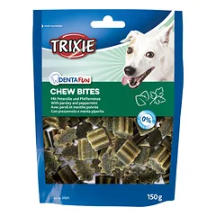 Trixie kramtomieji skamėstai šunims Denta Fun Chew Bites, petražolės/pipirmėtės, 150 g