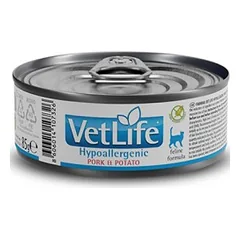 FARMINA VET LIFE - CAT Wet HYPOALLERGENIC Pork&Potato 85 g