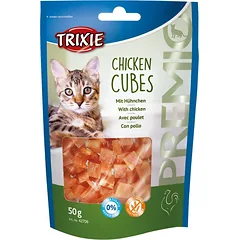 Trixie Premio Chicken Cubes skanėstai katėms vištienos kubeliai, 50 g