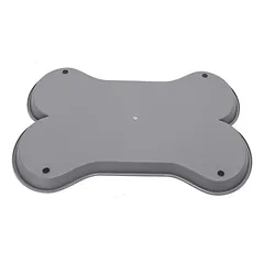 Nobleza dubenėlių padėklas, kaulo formos, pilkas, 58,4×42,5×3,1cm — 5 nuotrauka