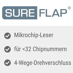 SureFlap kačių durelės su mikroschema, SureFlap ruda — 2 nuotrauka
