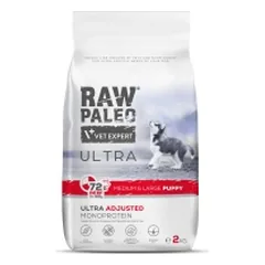 VetExpert Raw Paleo Ultra Puppy sausas maistas vidutinių ir didelių veislių šuniukams su jautiena