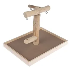TIAKI Papageienfreisitz aus Java Holz, TIAKI Papageienfreisitz aus Java Holz L 40,5 x B 31 x H 31 cm — 1 nuotrauka