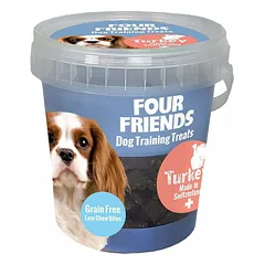 Four Friends Training Treats Turkey begrūdžiai minkšti skanėstai šunims su kalakutiena ir kepenėlėmis, 400 g