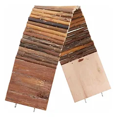 Kabantis tiltas 1,5x55x10cm., rudos spalvos — 4 nuotrauka