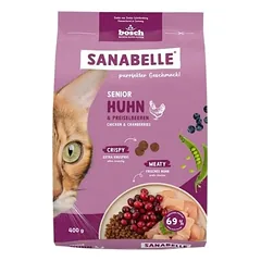 SANABELLE Senior Vištiena 400 g suaugusiems ir vyresniems katėms