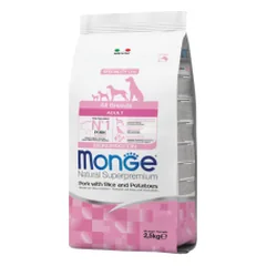Monge All Breeds Adult Pork sausas maistas šunims
