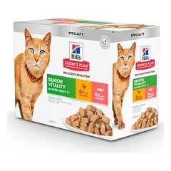 Hill's Science Plan Mature Adult 7+ Senior Vitality Huhn & Lachs nuotrauka