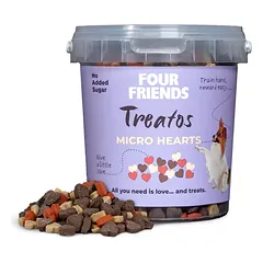 Four Friends Treatos Micro Hearts dresūros skanėstas šunims, 500 g — 2 nuotrauka