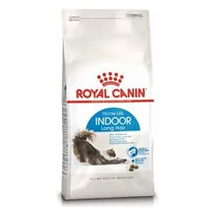 Royal Canin Indoor Long Hair sausas maistas suaugusioms ilgaplaukėms namuose gyvenančioms katėms, 2 kg
