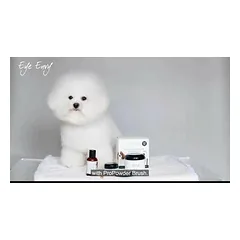 Eye Envy Starter Kit Small Brush - dėmių šalinimo kosmetikos rinkinys mažiems ir vidutiniams šunims. — 2 nuotrauka