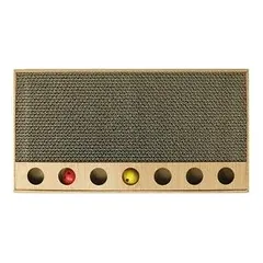 Cardboard cat scratcher with balls