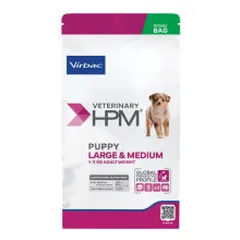 Virbac HPM Puppy Dog Large & Medium sausas pašaras šuniukams - Vet1