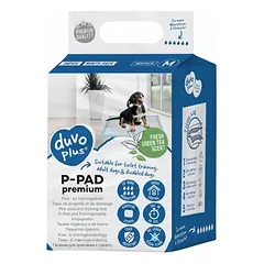 Duvo+ paklotai šuniukams P-Pad Premium, žaliosios arbatos kvapo, XXL / Kiekis: 30 vnt. — 3 nuotrauka